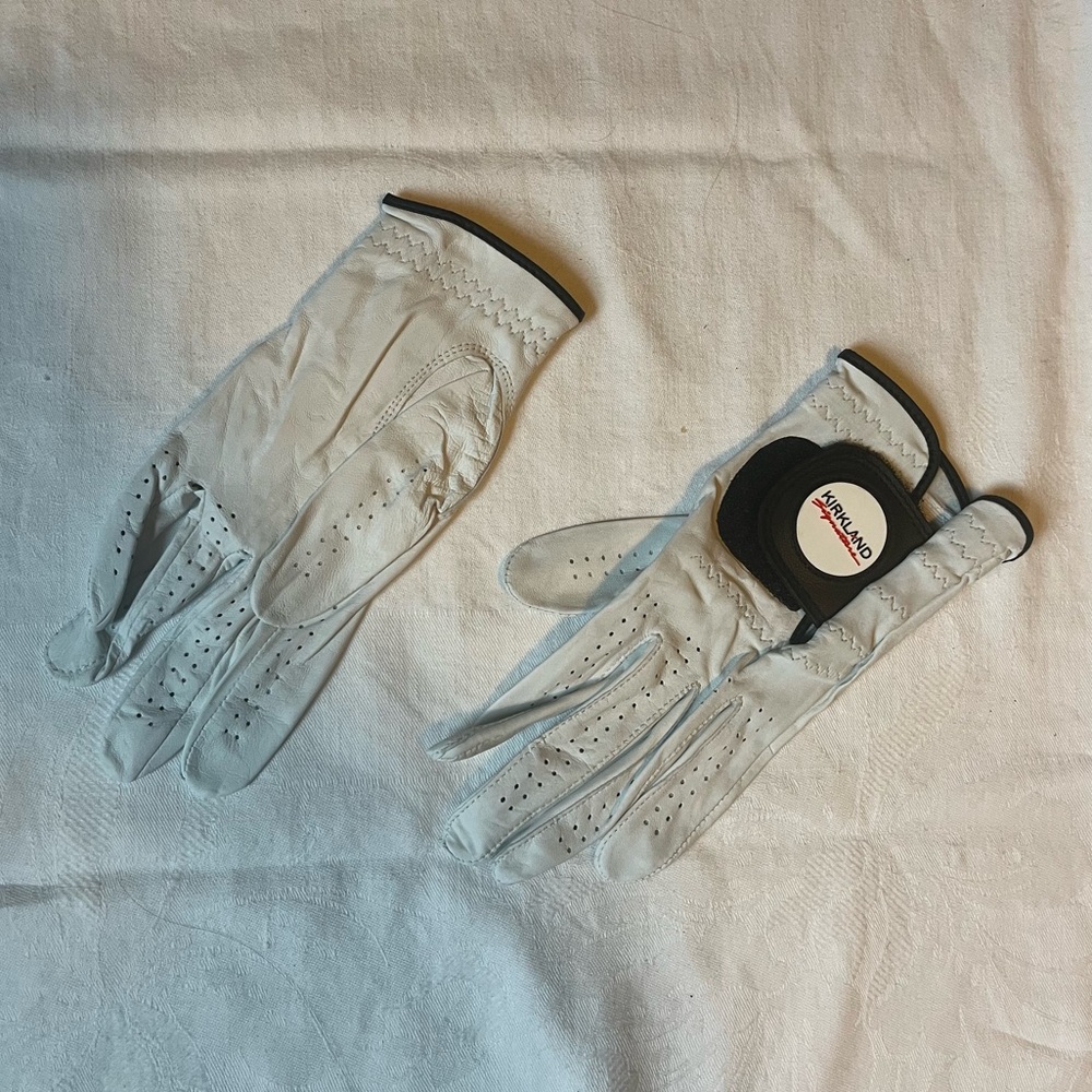 Kirkland Signature: 2-pk Golf Gloves Premium Cabretta Leather